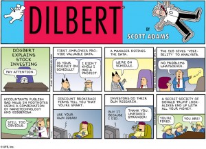 Dilbert explains stock market investing (click to expand)