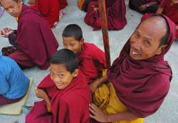 Happiness or money or monks?