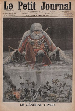 General Winter on the cover of a French periodical