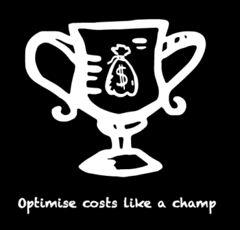 A champions cup representing that this is the ultimate, cheapest stocks and shares ISA cost hack