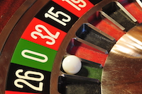 Image of a section of a roulette wheel, to highlight the unpredictability of investing in sectors