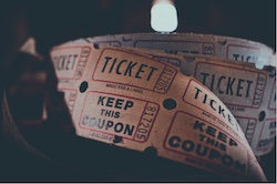 Image of a film ticket