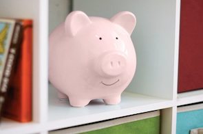 A piggy bank to illustrate an old-fashioned bank account