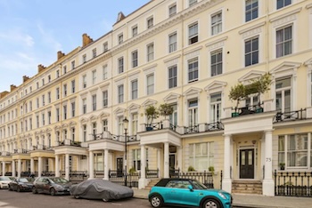 A photo of typical prime London residential property in South Kensington
